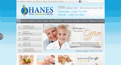 Desktop Screenshot of haneshealth.com